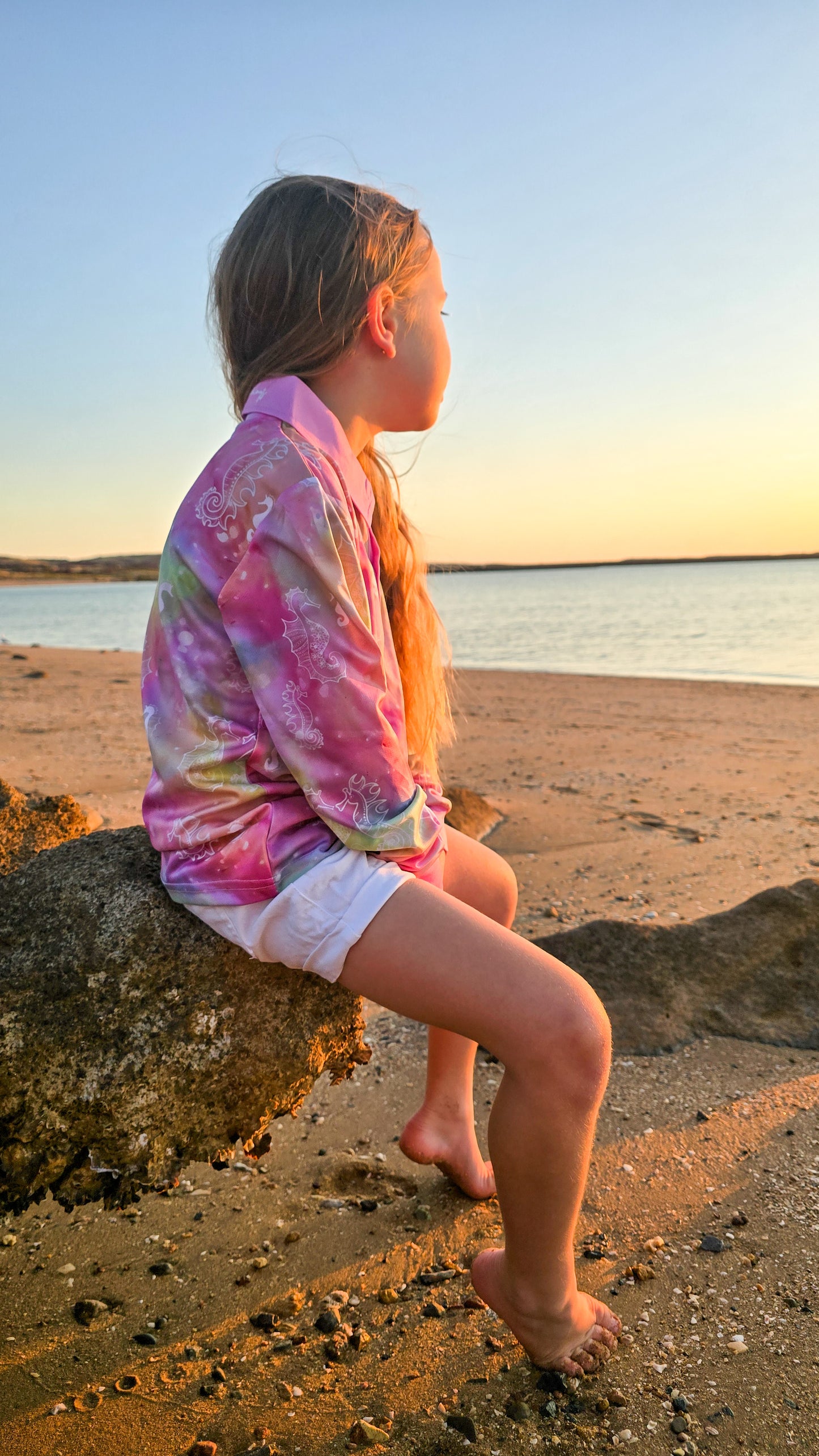 RETAIL - Fishing Shirt - Seahorse Symphony