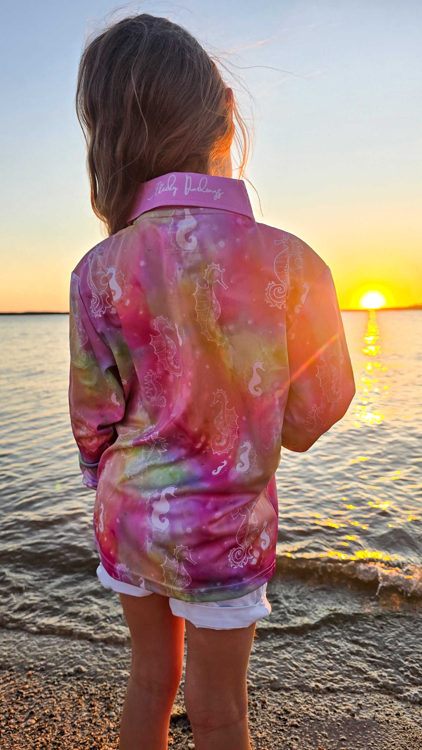 RETAIL - Fishing Shirt - Seahorse Symphony