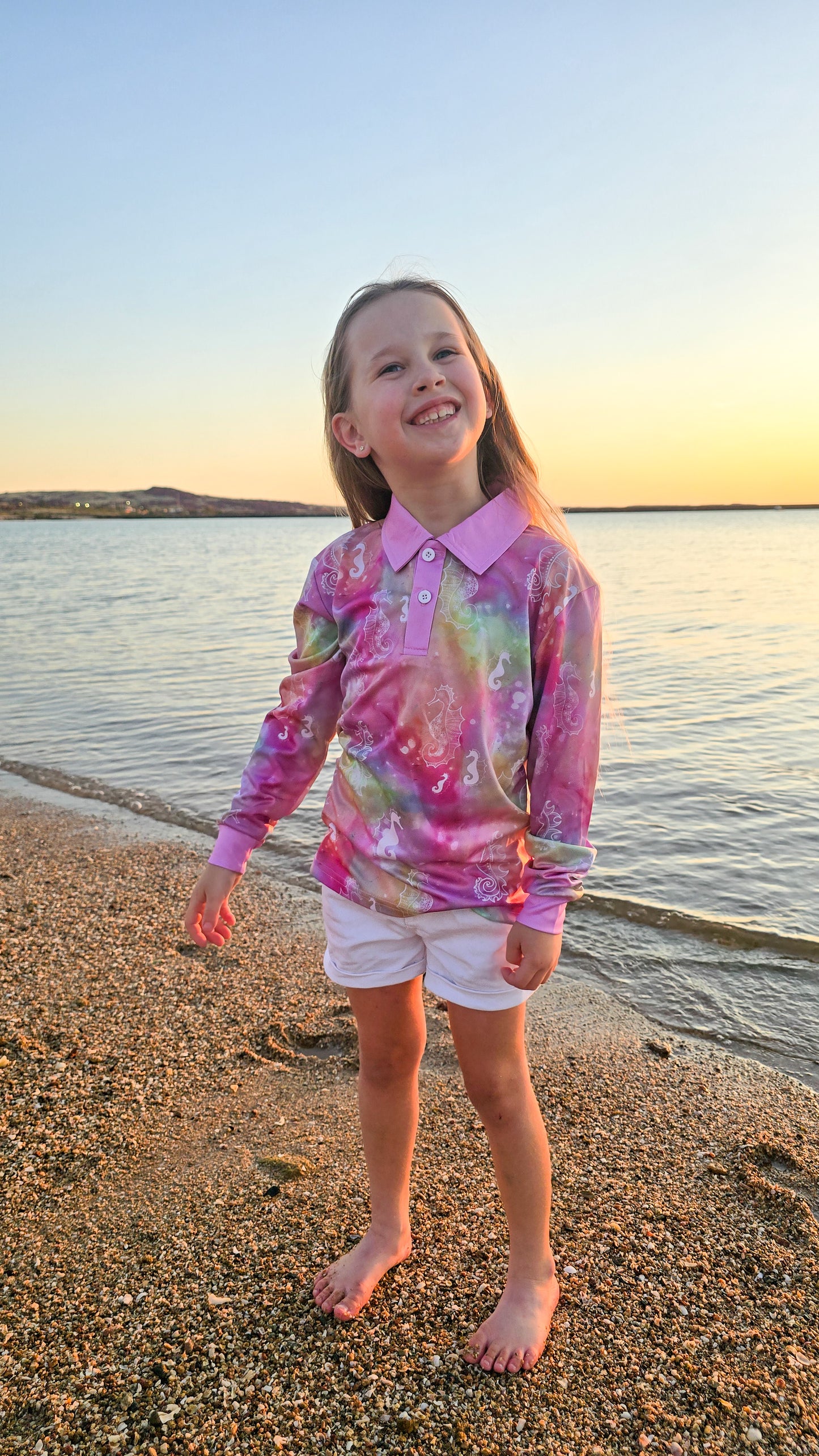 RETAIL - Fishing Shirt - Seahorse Symphony
