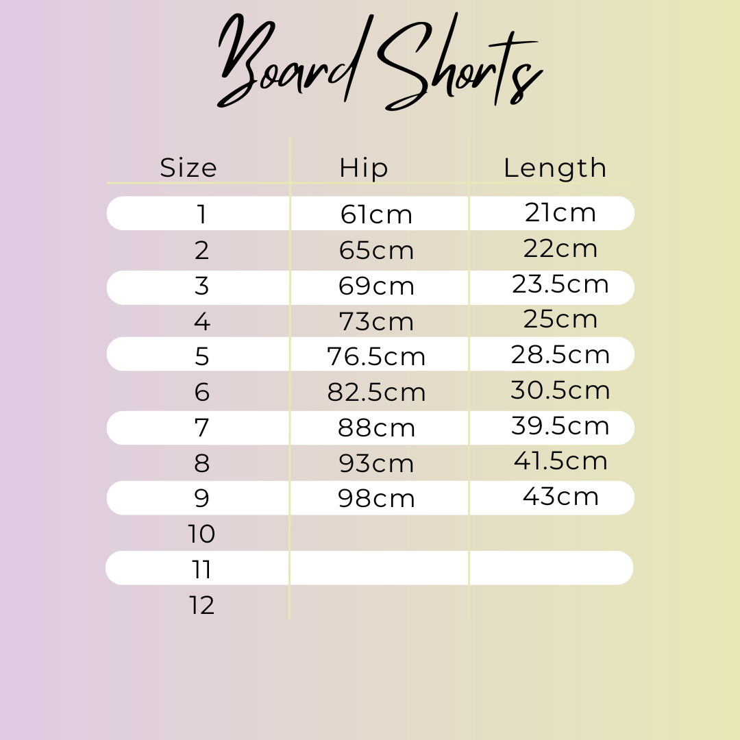 Board Shorts - PRE ORDER