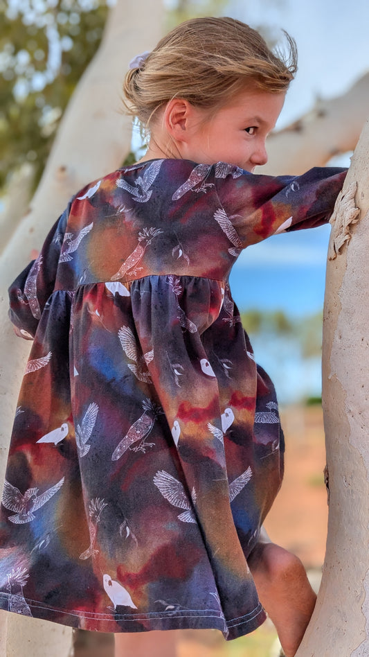 Dress (summer, short sleeve) - Crimson Crest