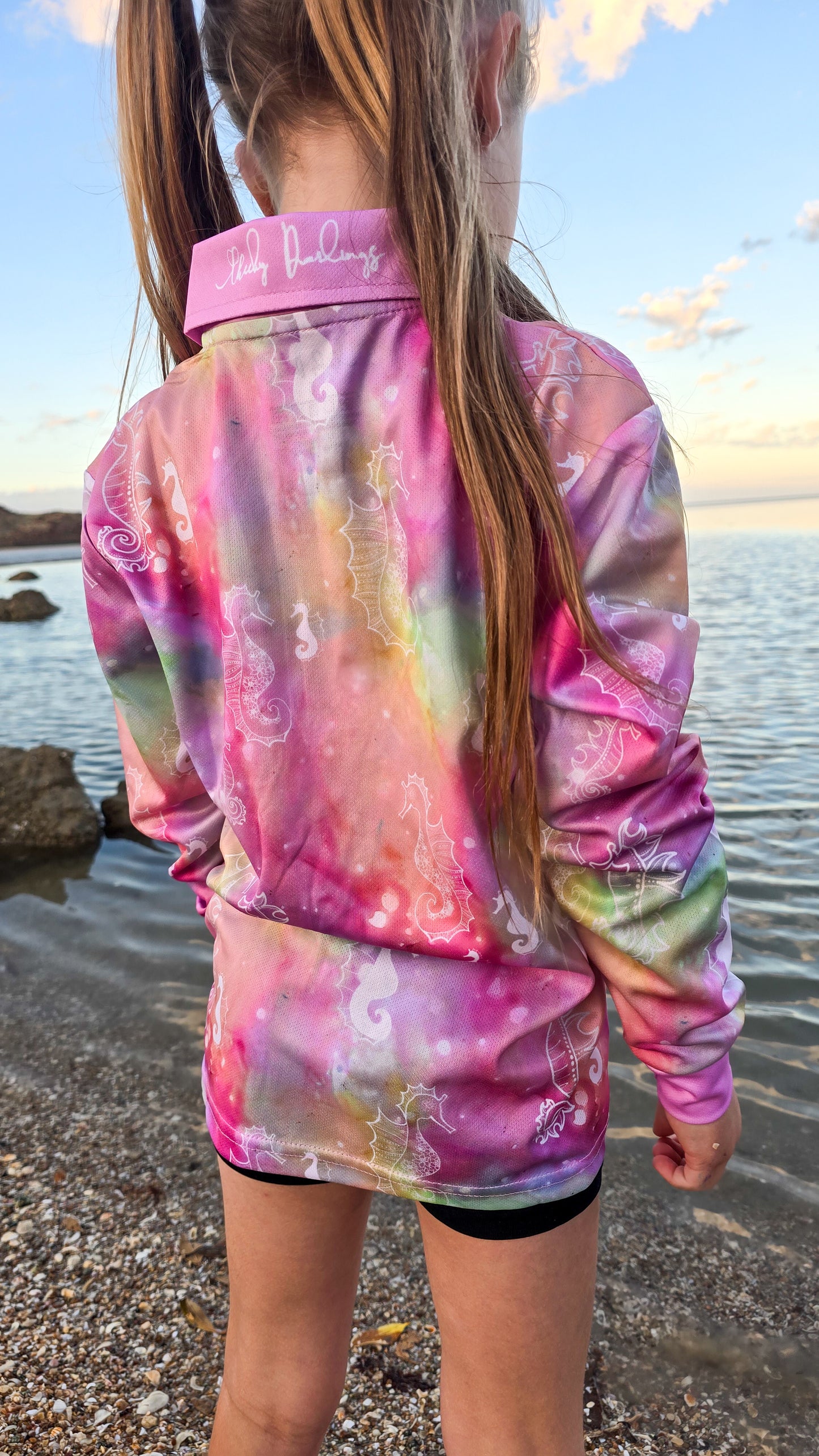 PRE ORDER - Fishing Shirt - Seahorse Symphony