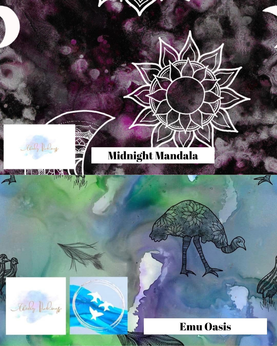 Pillowcases (different print both sides) - Handmade