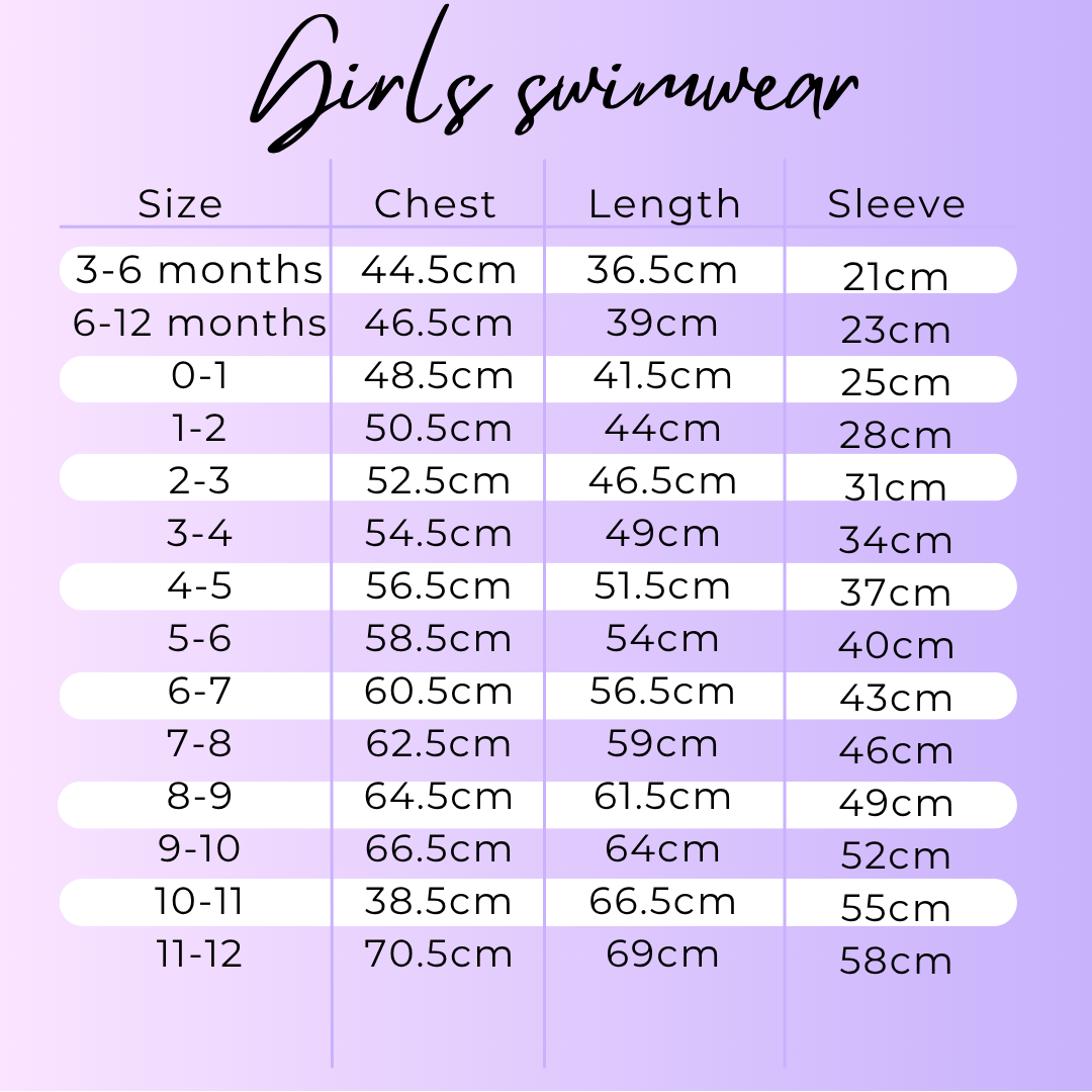Girls Swimwear - PRE ORDER