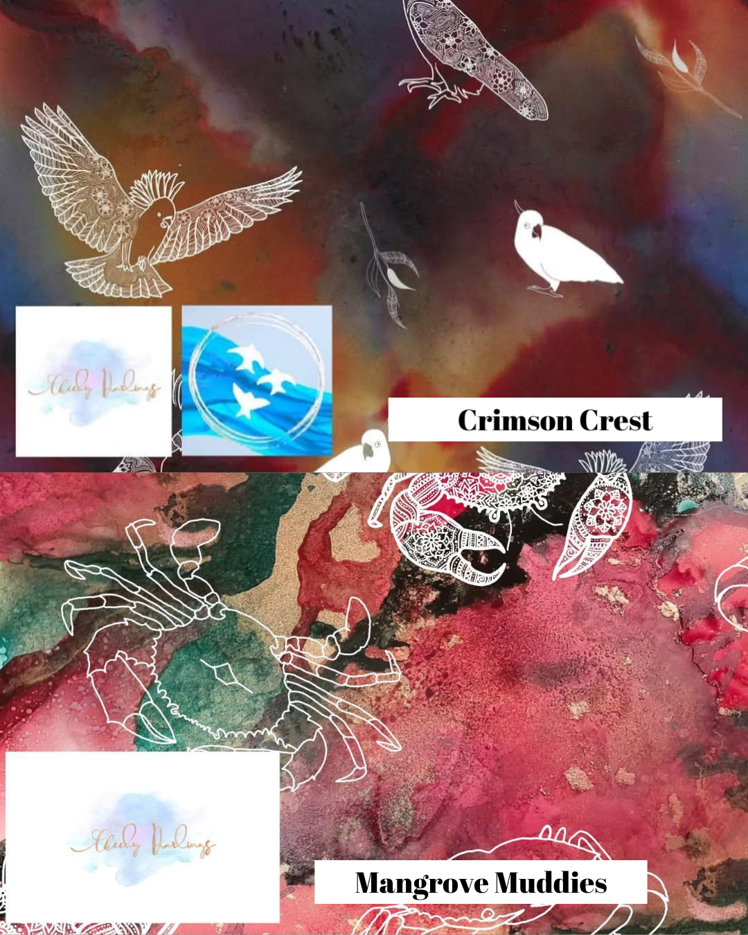 Pillowcases (different print both sides) - Handmade
