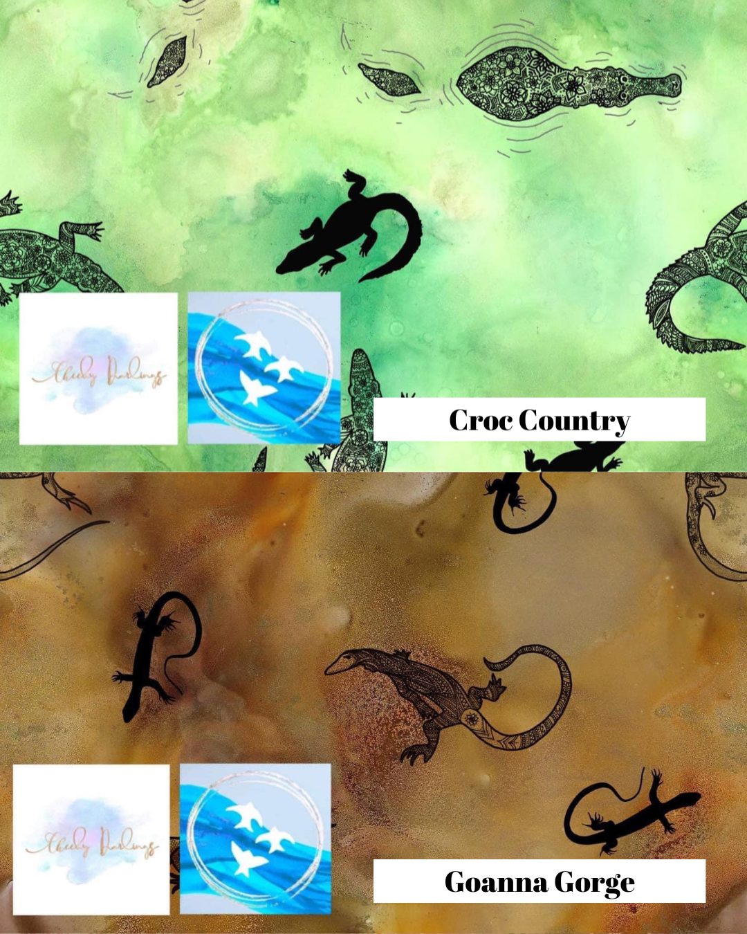 Pillowcases (different print both sides) - Handmade