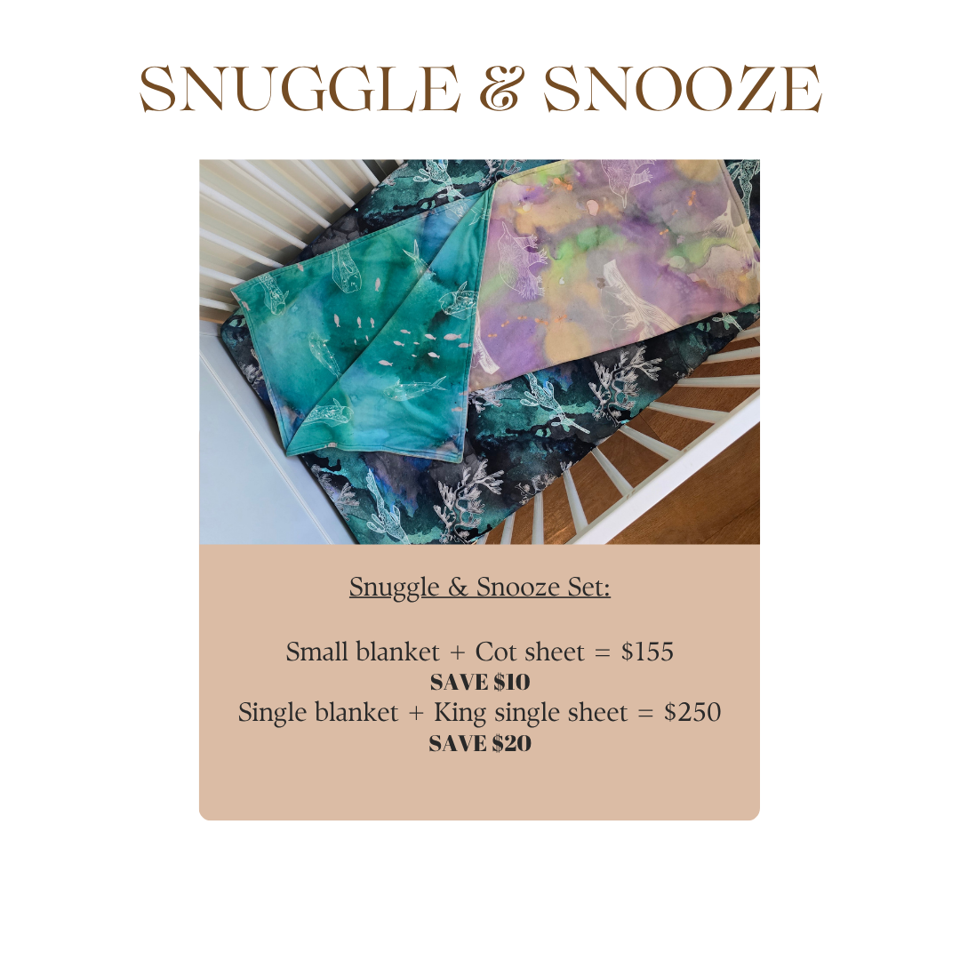 Snuggle & Snooze set - Blanket + Sheet