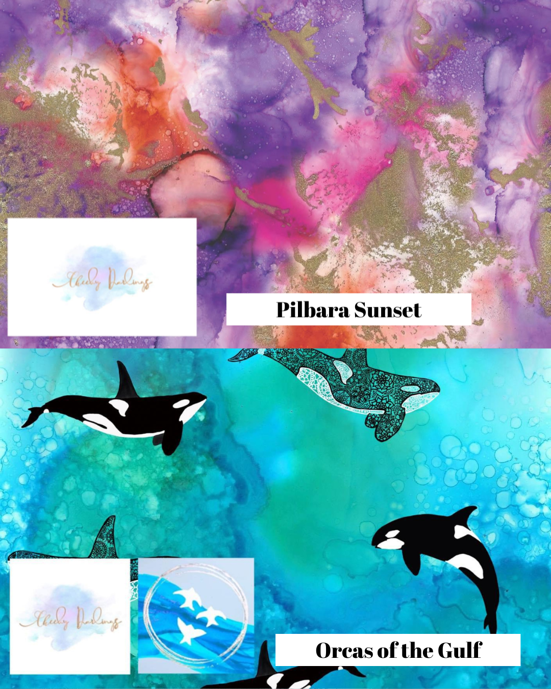 Pillowcases (different print both sides) - Handmade