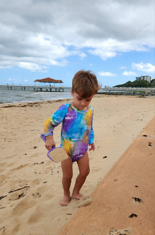 Long sleeve Onesie - Dolphin Island