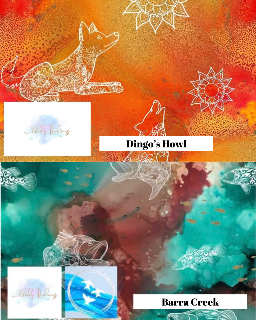 Pillowcases (different print both sides) - Handmade