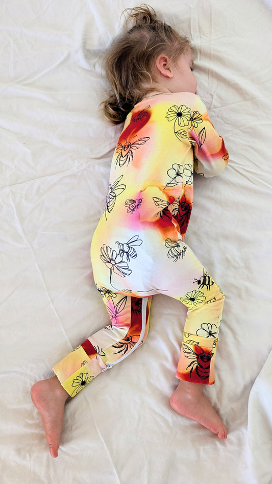 PRE ORDER - Zip Suit - Bumble Bloom