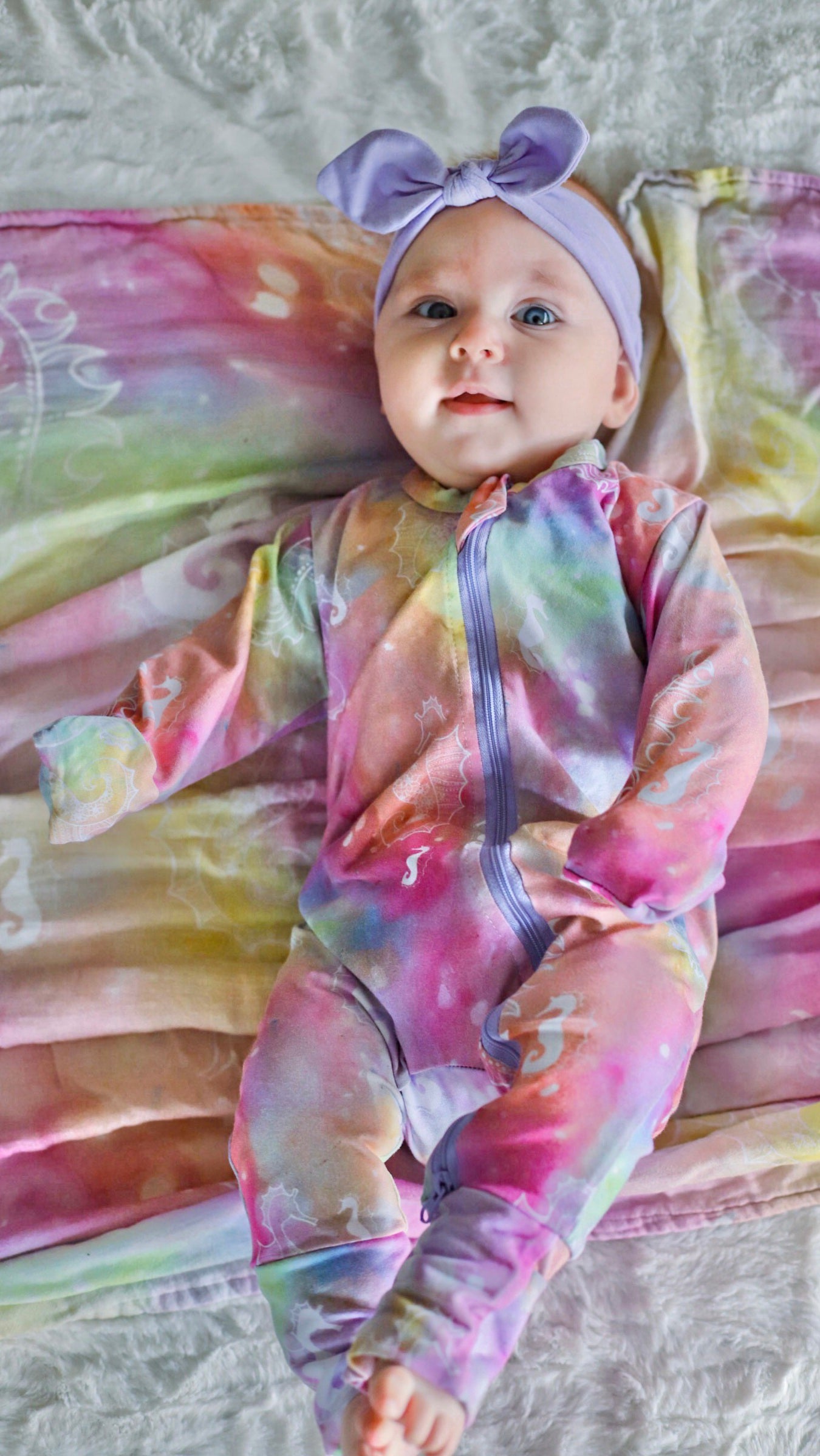 Zip Suit - Seahorse Symphony