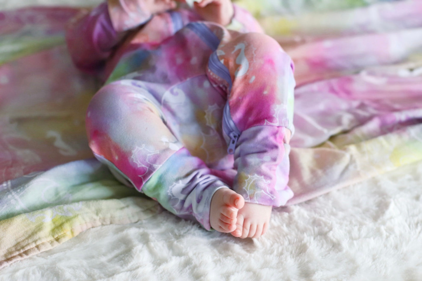 Zip Suit - Seahorse Symphony