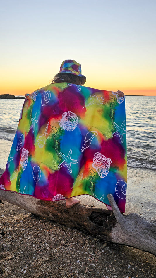 RETAIL - Towel - Rainbow Shells