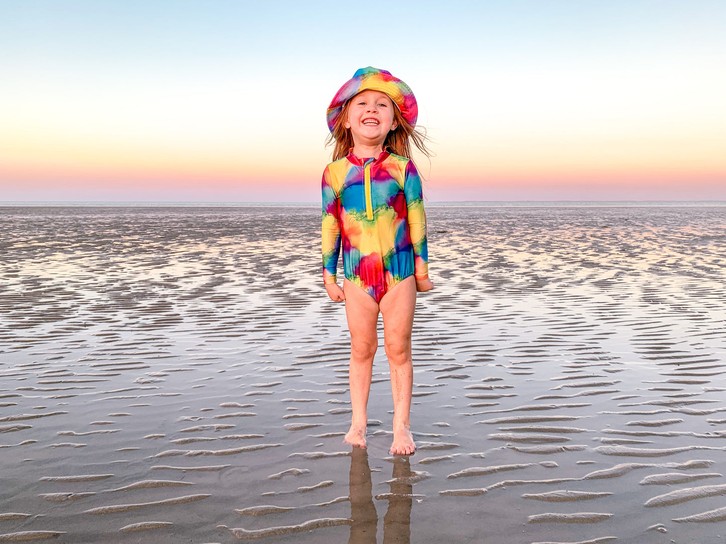 Girls bathers - Pilbara Rainbow