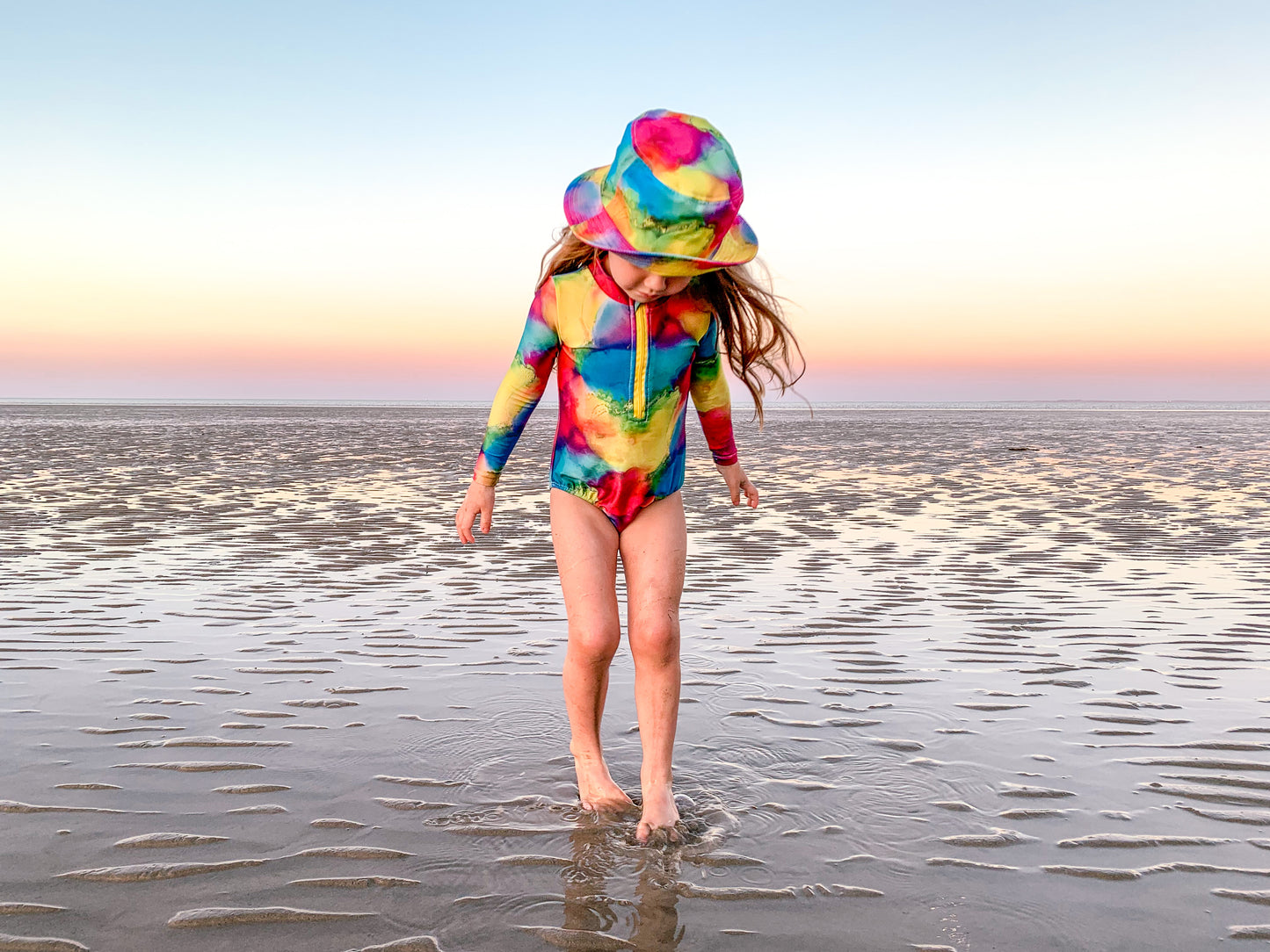 Girls bathers - Pilbara Rainbow