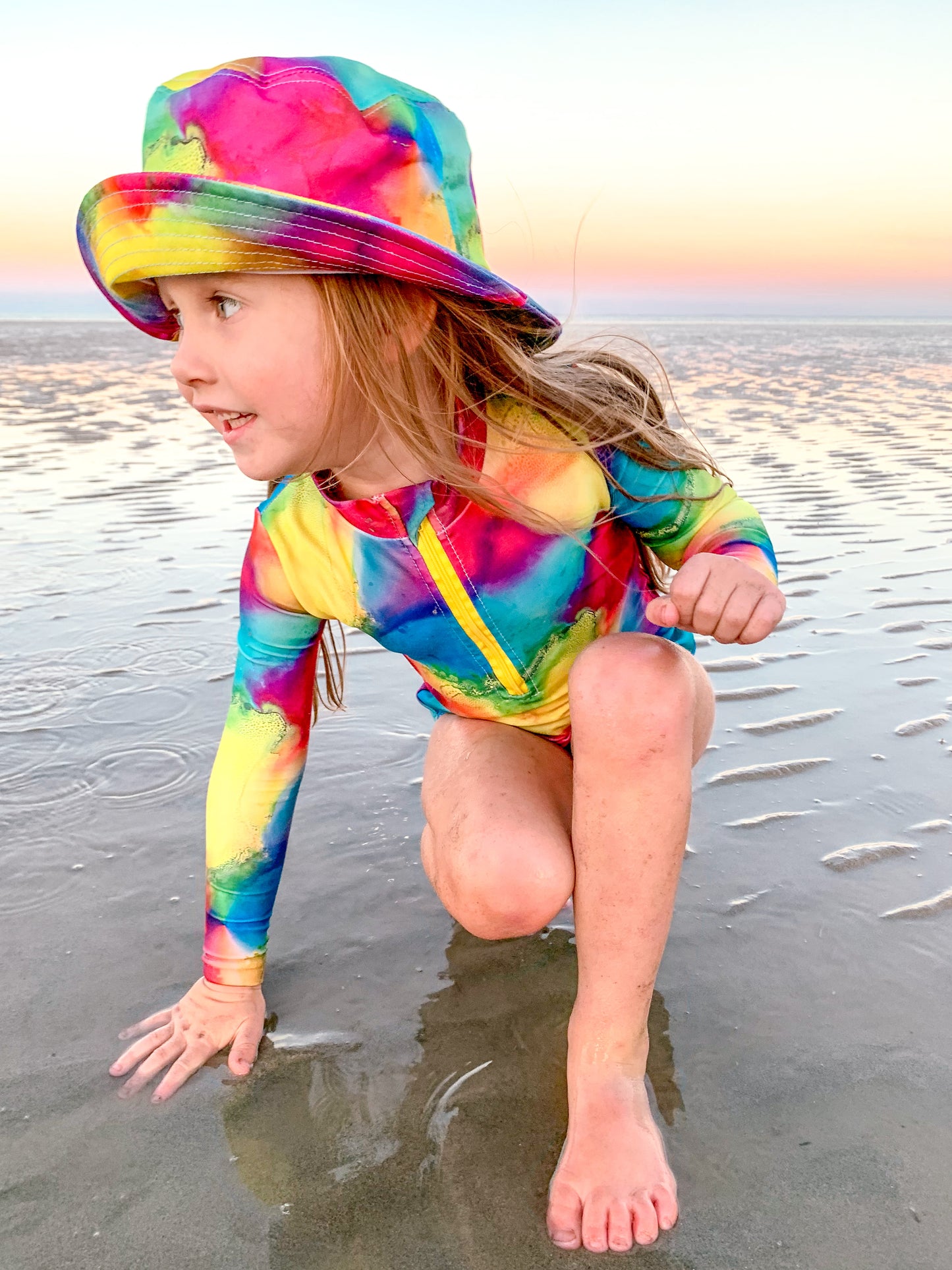 Girls bathers - Pilbara Rainbow