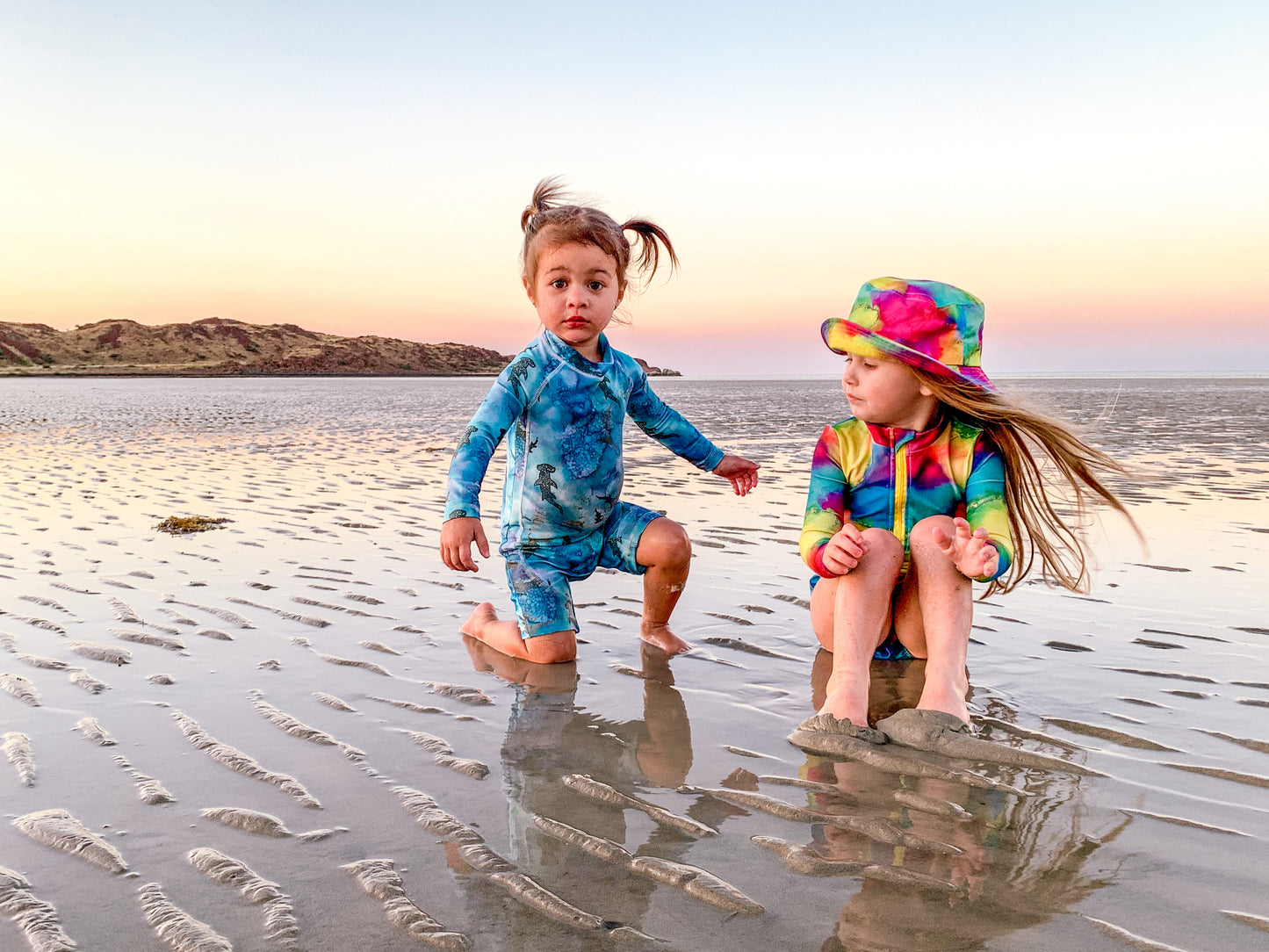 Girls bathers - Pilbara Rainbow