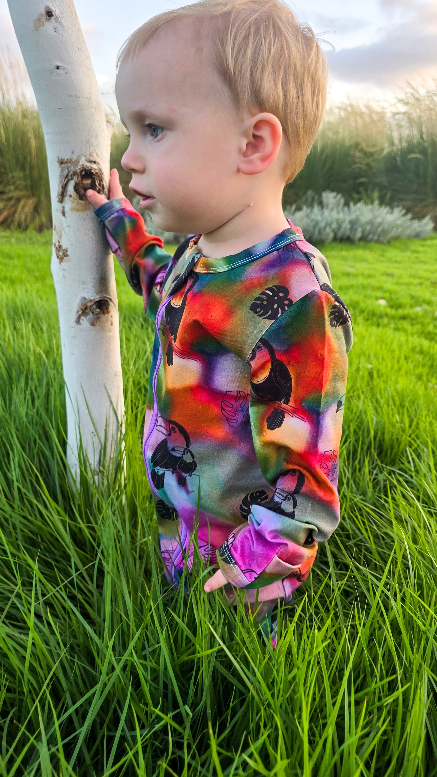 PRE ORDER - Zip Suit - Toucan Tango