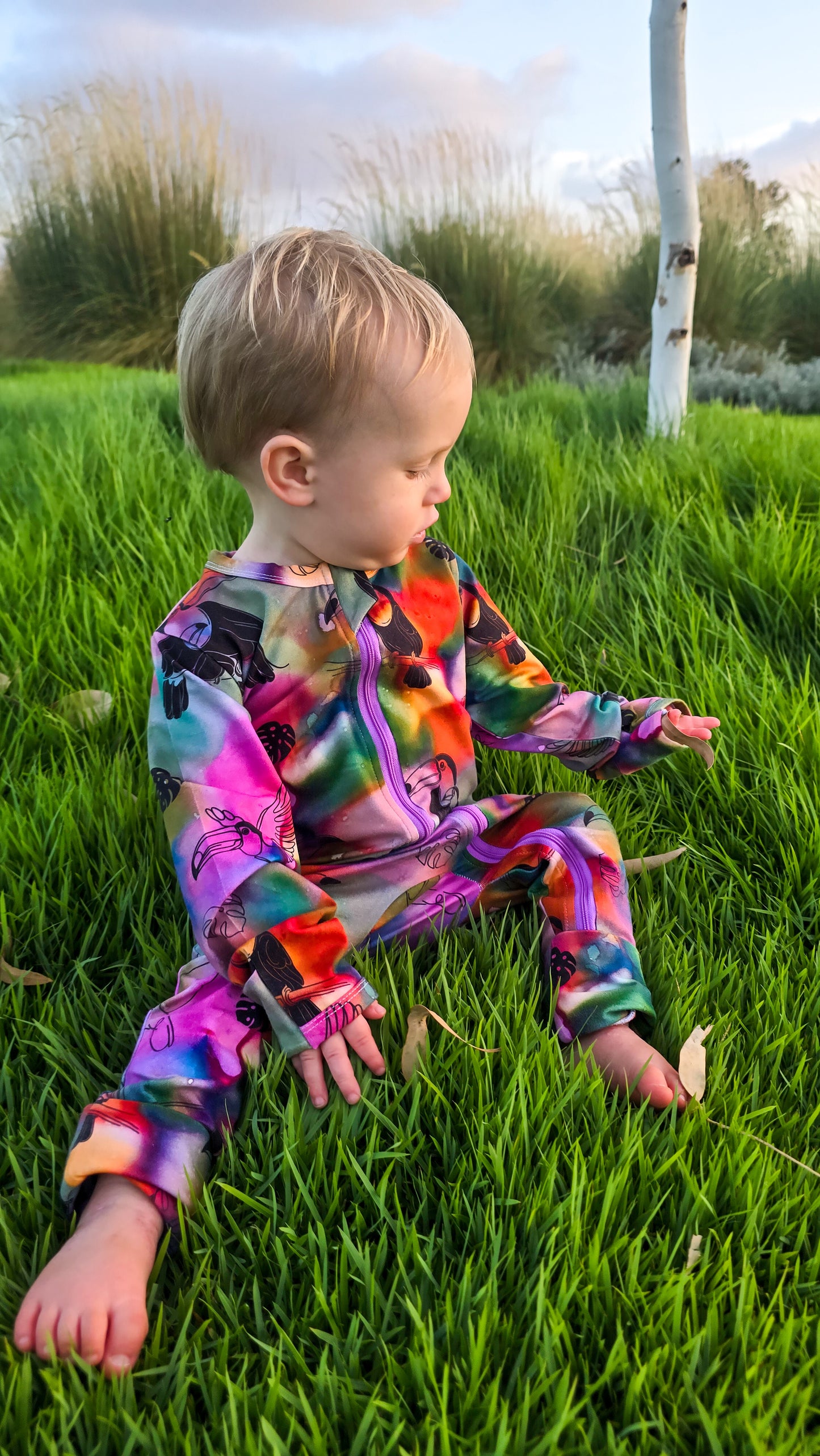 PRE ORDER - Zip Suit - Toucan Tango