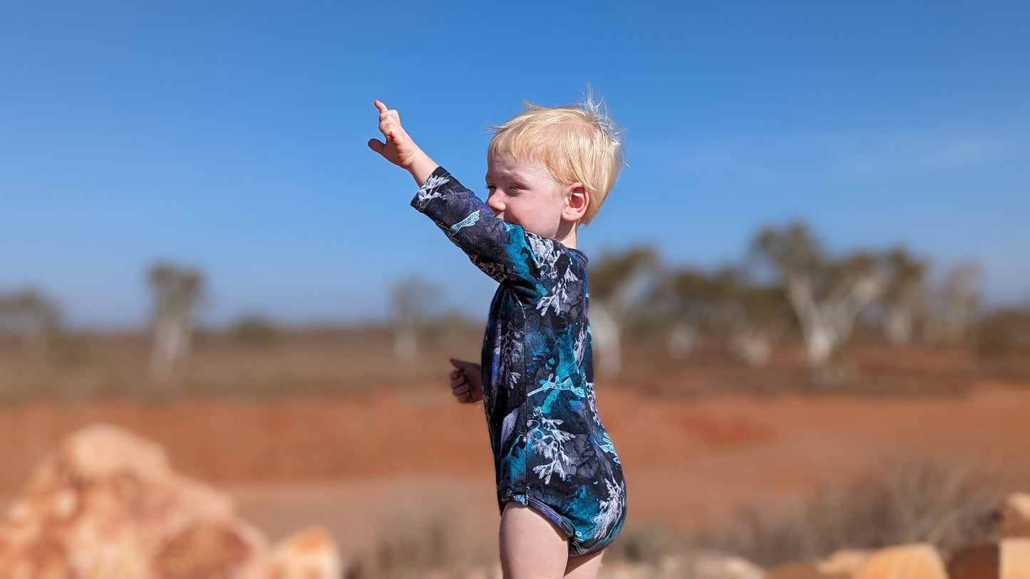 Long sleeve Onesie - Dragons Reef