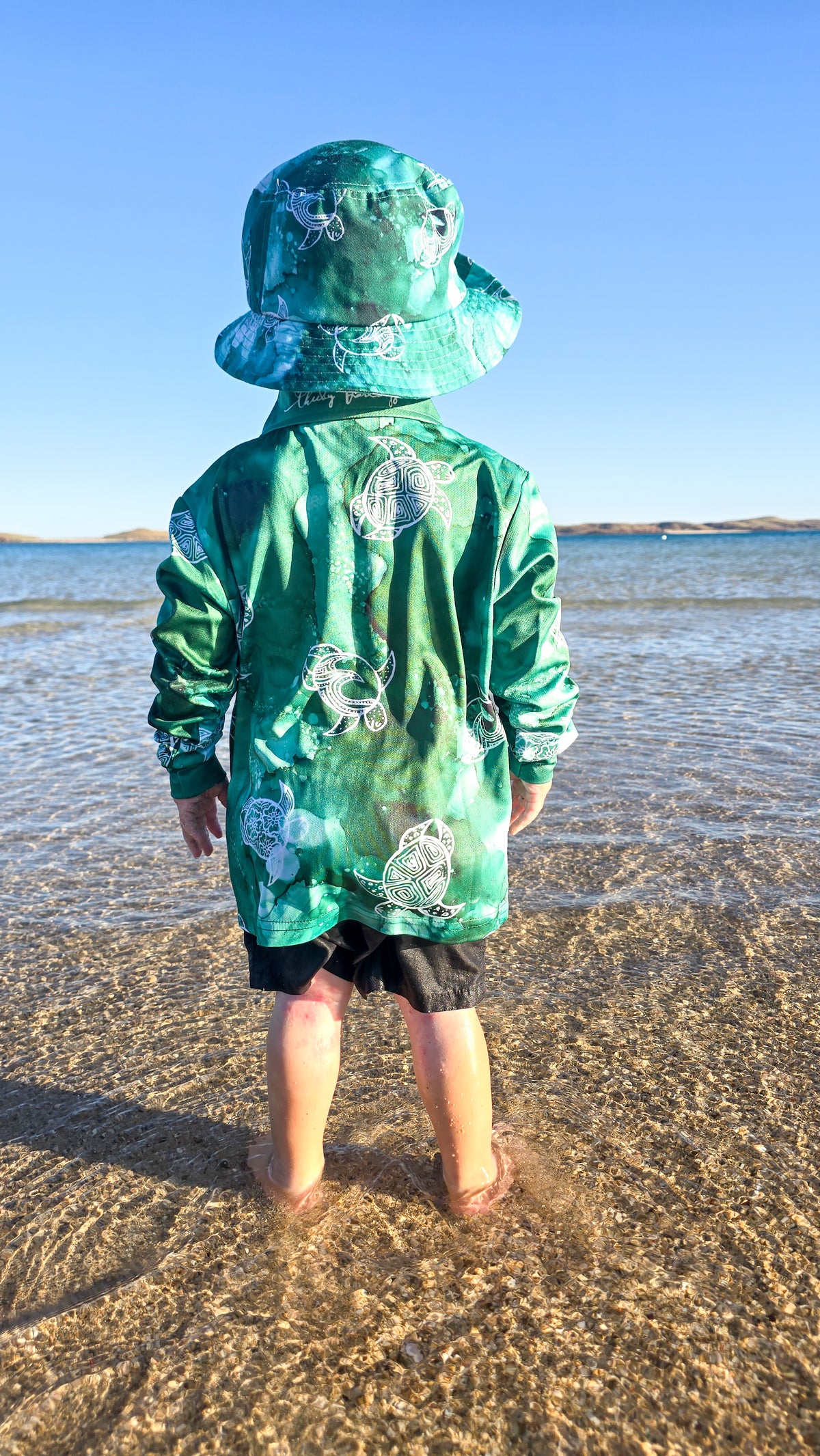 PRE ORDER - Kids Fishing Shirt - Turtle Lagoon