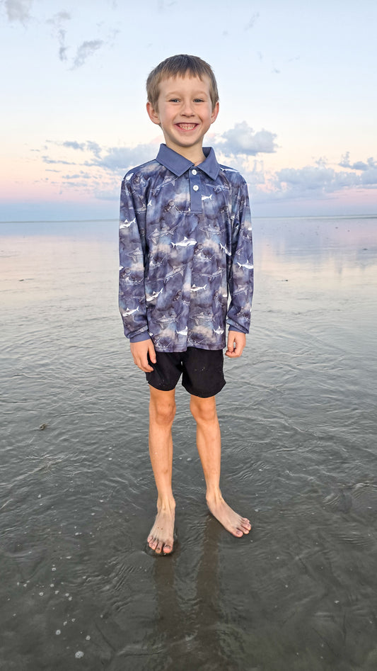 PRE ORDER - Fishing Shirt - Shark Bay