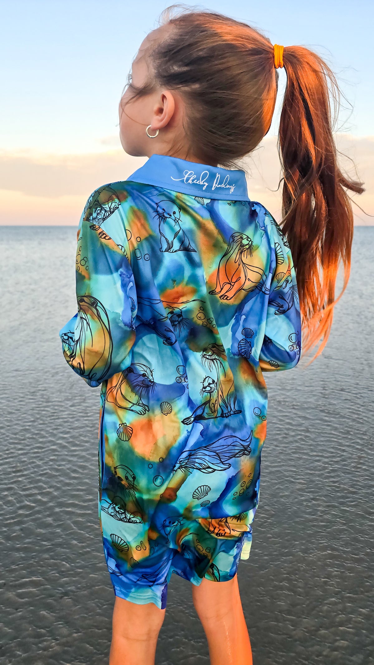 PRE ORDER - Kids Fishing Dress - Otterly Wild