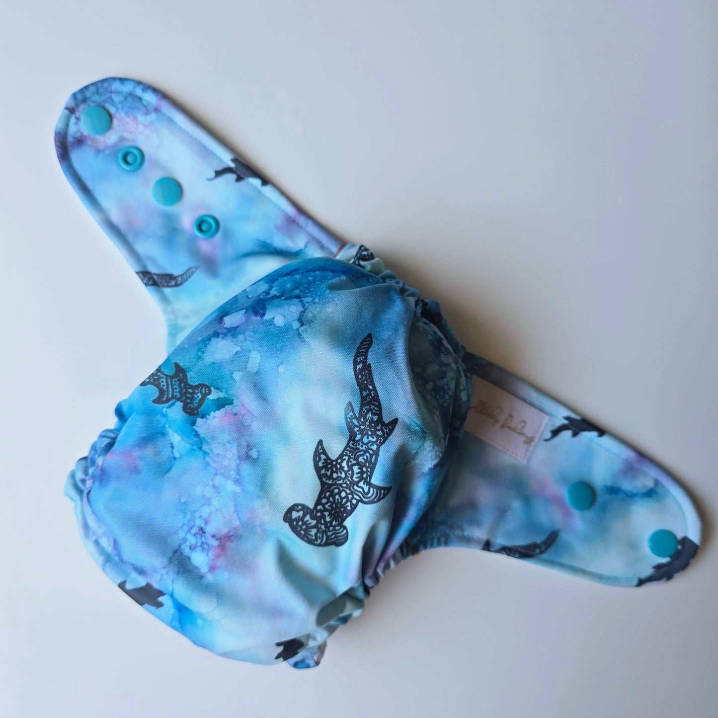 Modern Cloth Nappy - Turquoise Bay