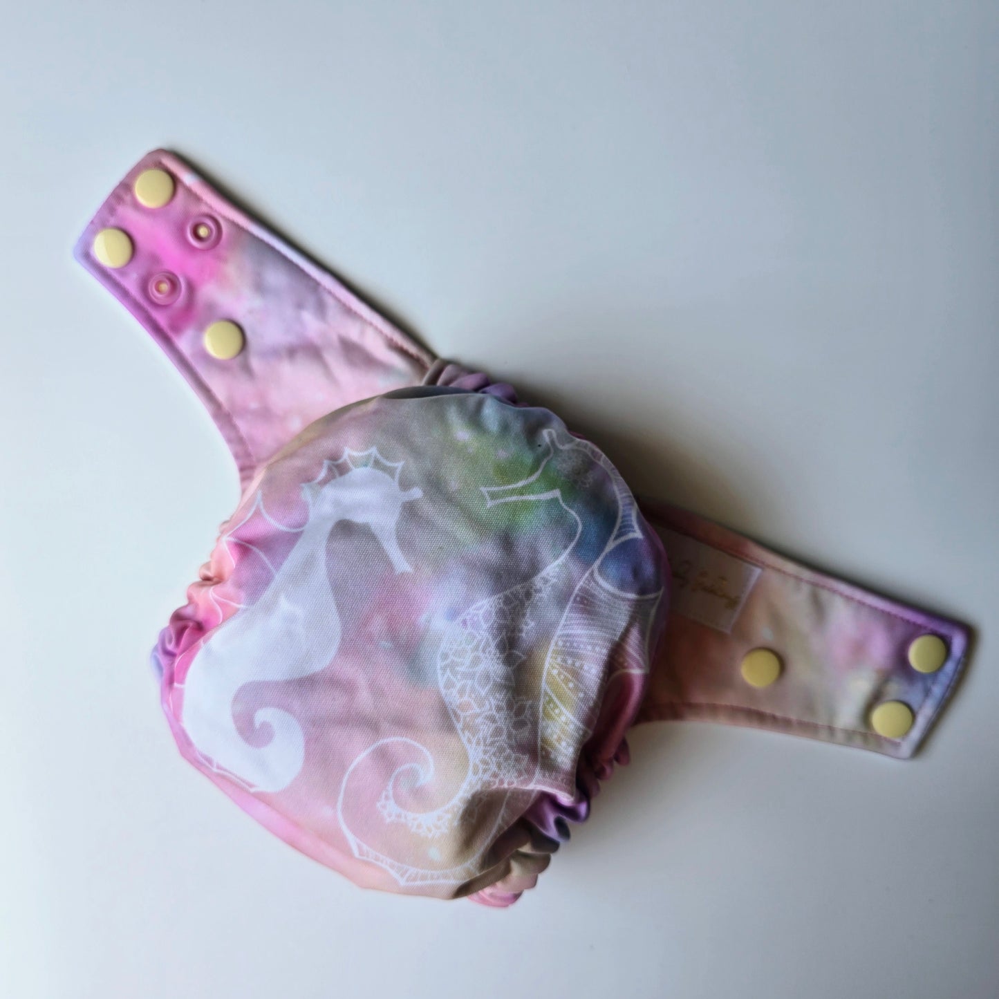 Modern Cloth Nappy - Seahorse Symphony (panel)