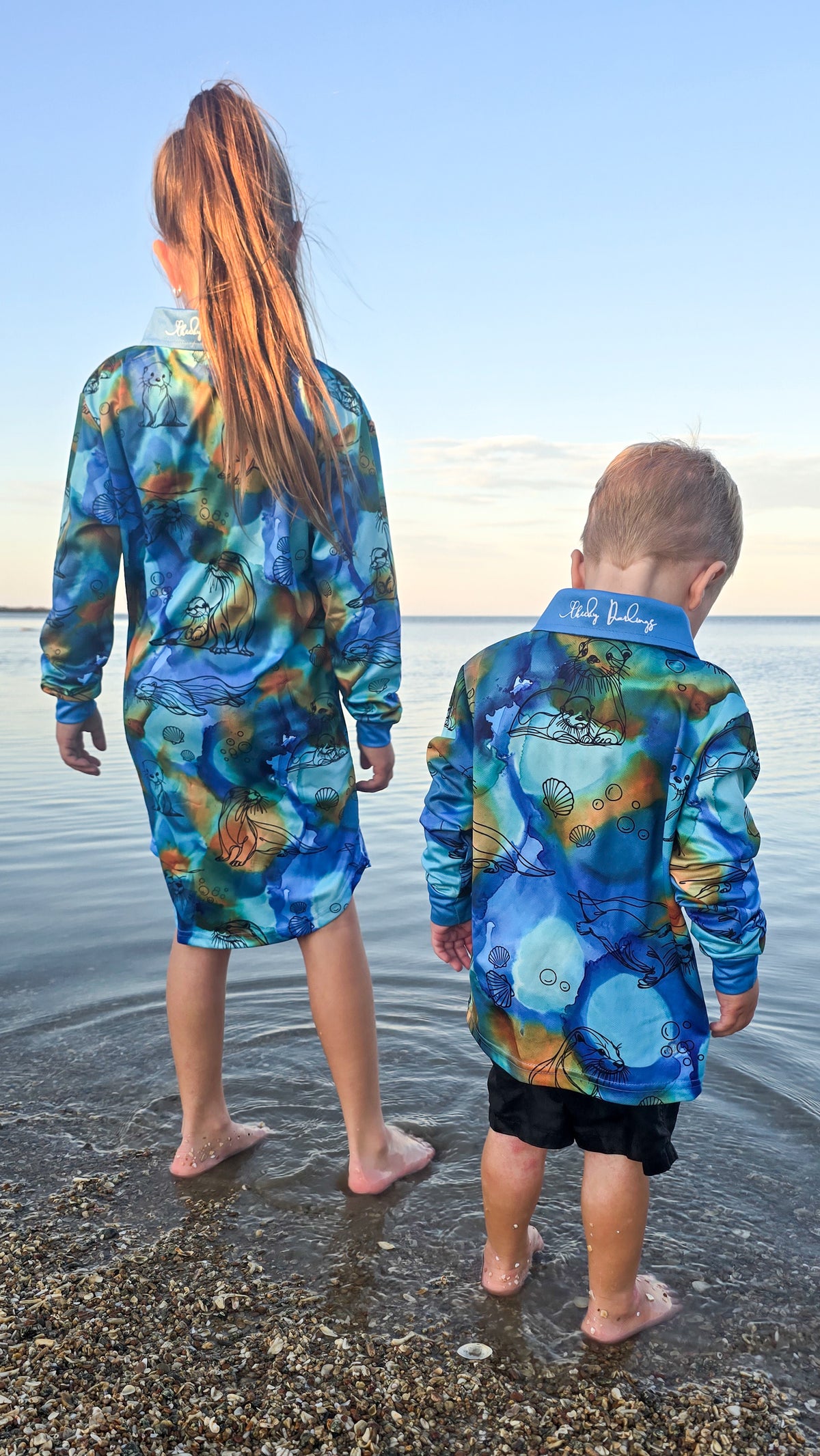 PRE ORDER - Kids Fishing Dress - Otterly Wild