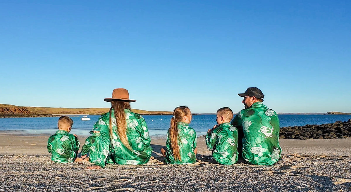 PRE ORDER - Adult Fishing Shirt- Turtle Lagoon