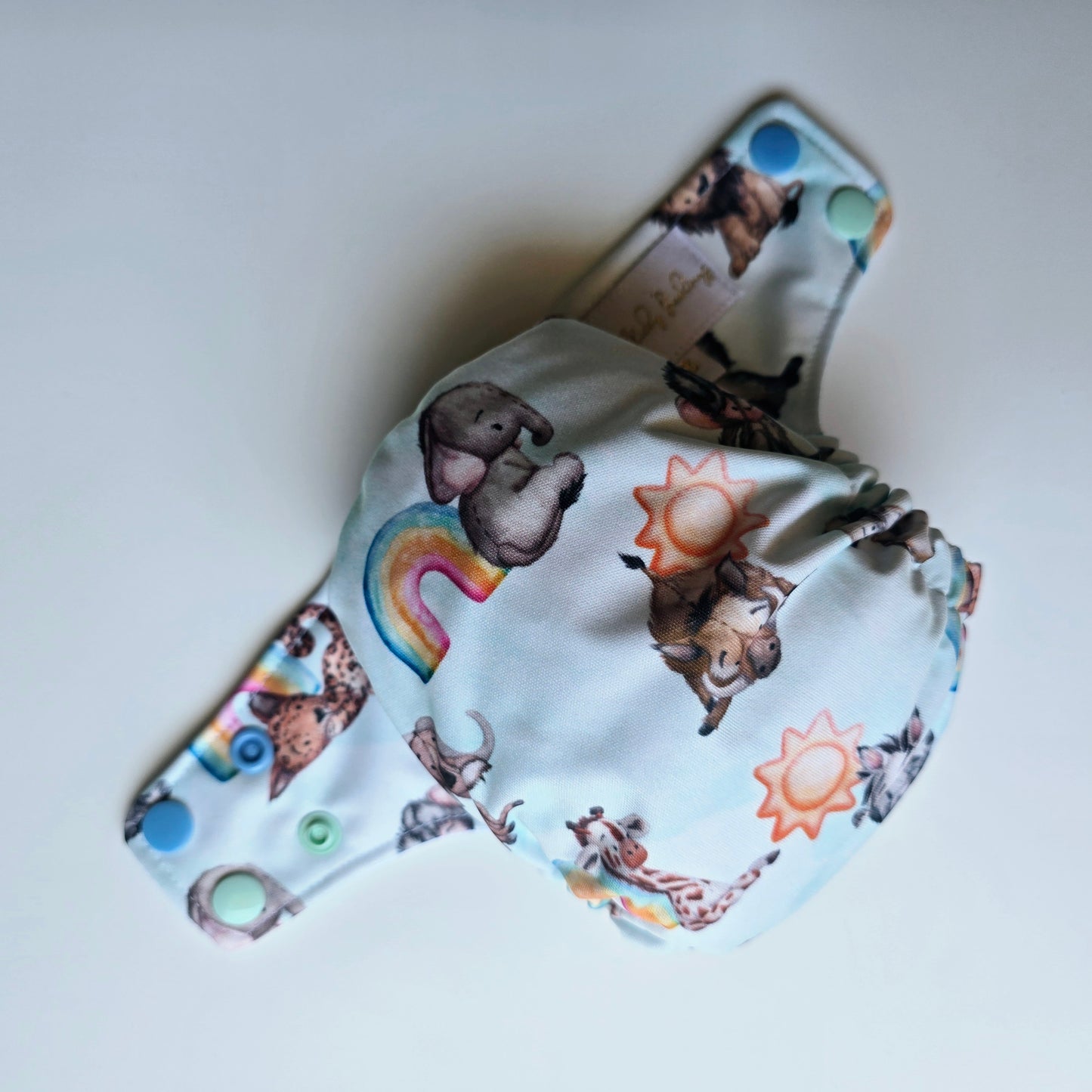 Modern Cloth Nappy - Cute safari