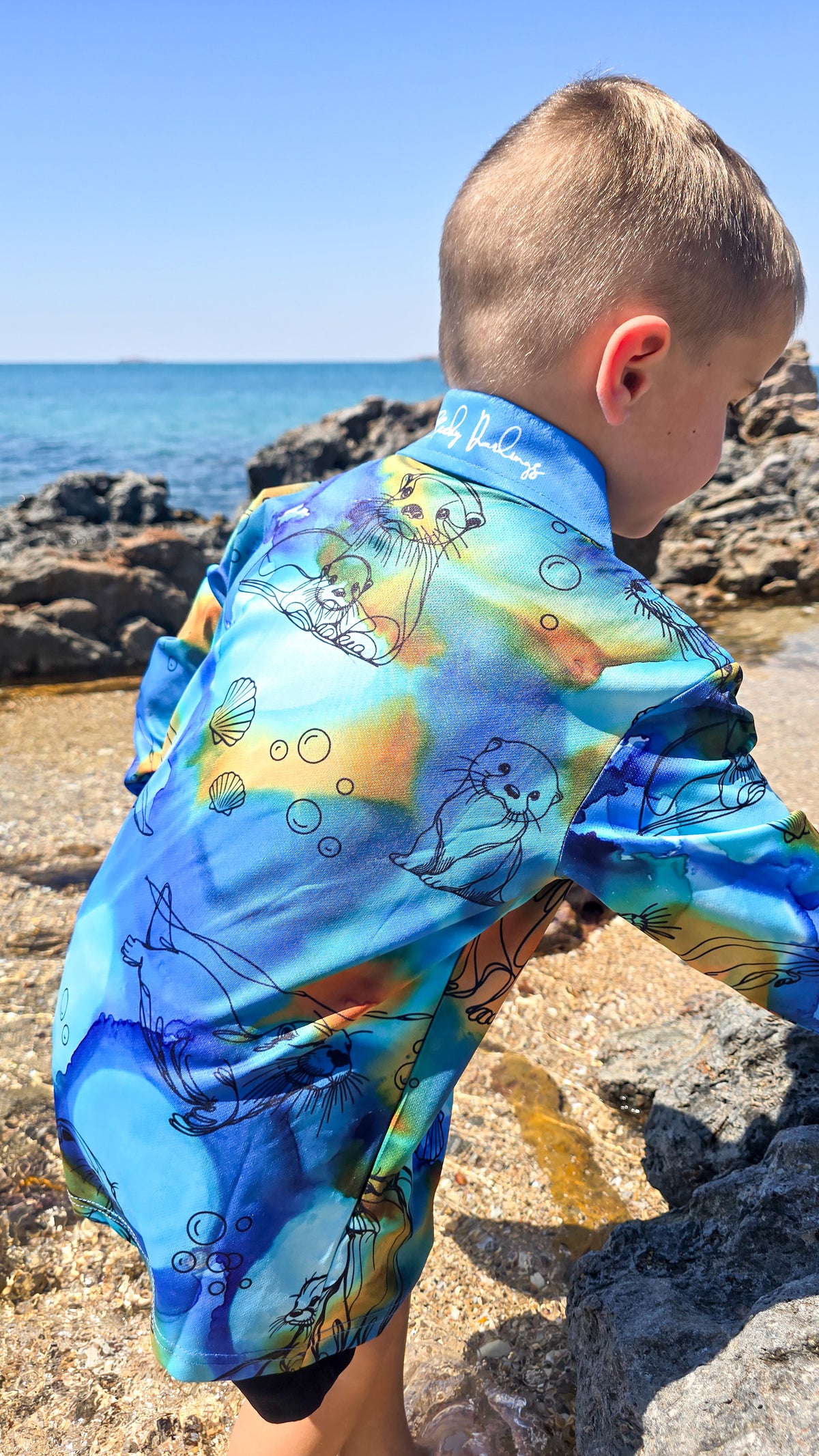 PRE ORDER - Kids Fishing Shirt- Otterly Wild
