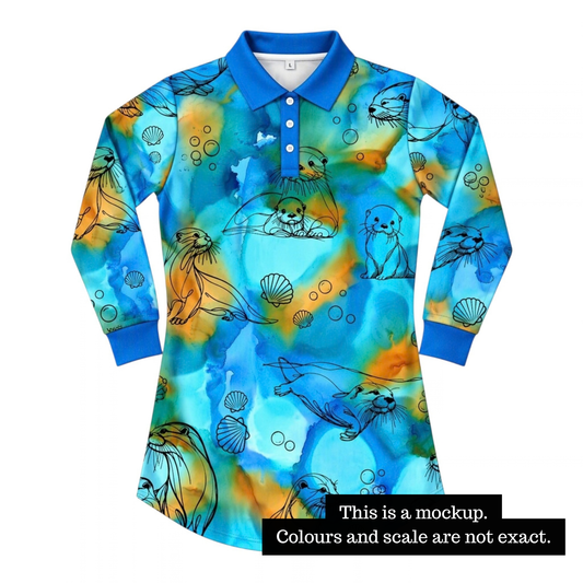 PRE ORDER - Adult Fishing Dress - Otterly Wild
