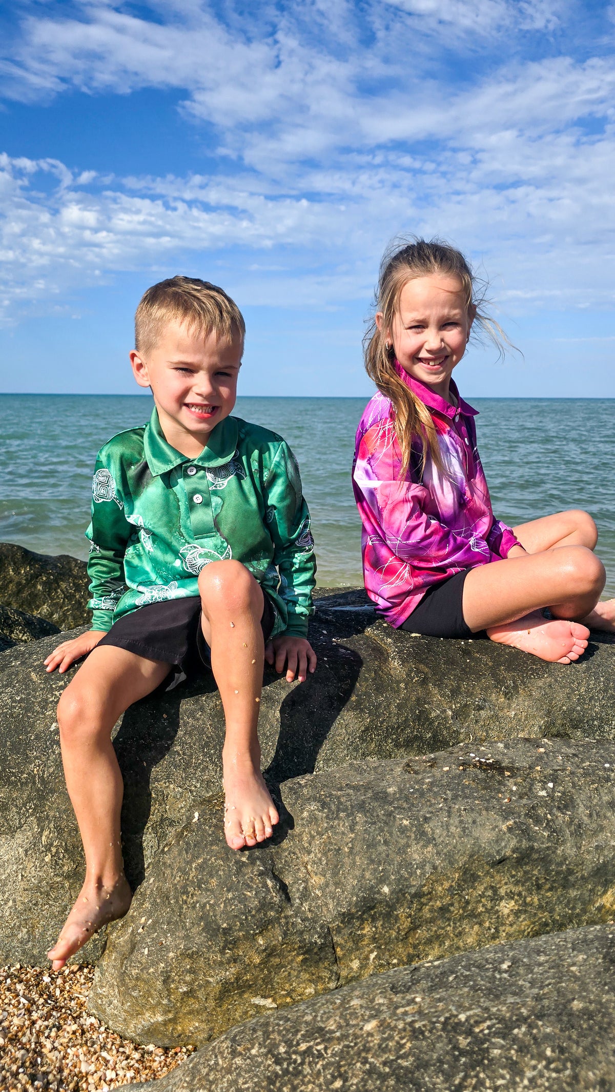 PRE ORDER - Kids Fishing Shirt- Irukandji Cove