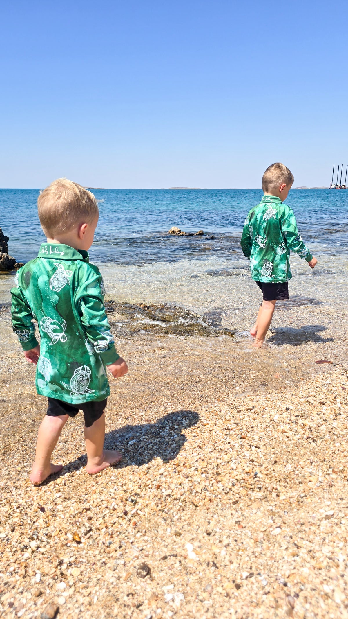 PRE ORDER - Kids Fishing Shirt - Turtle Lagoon