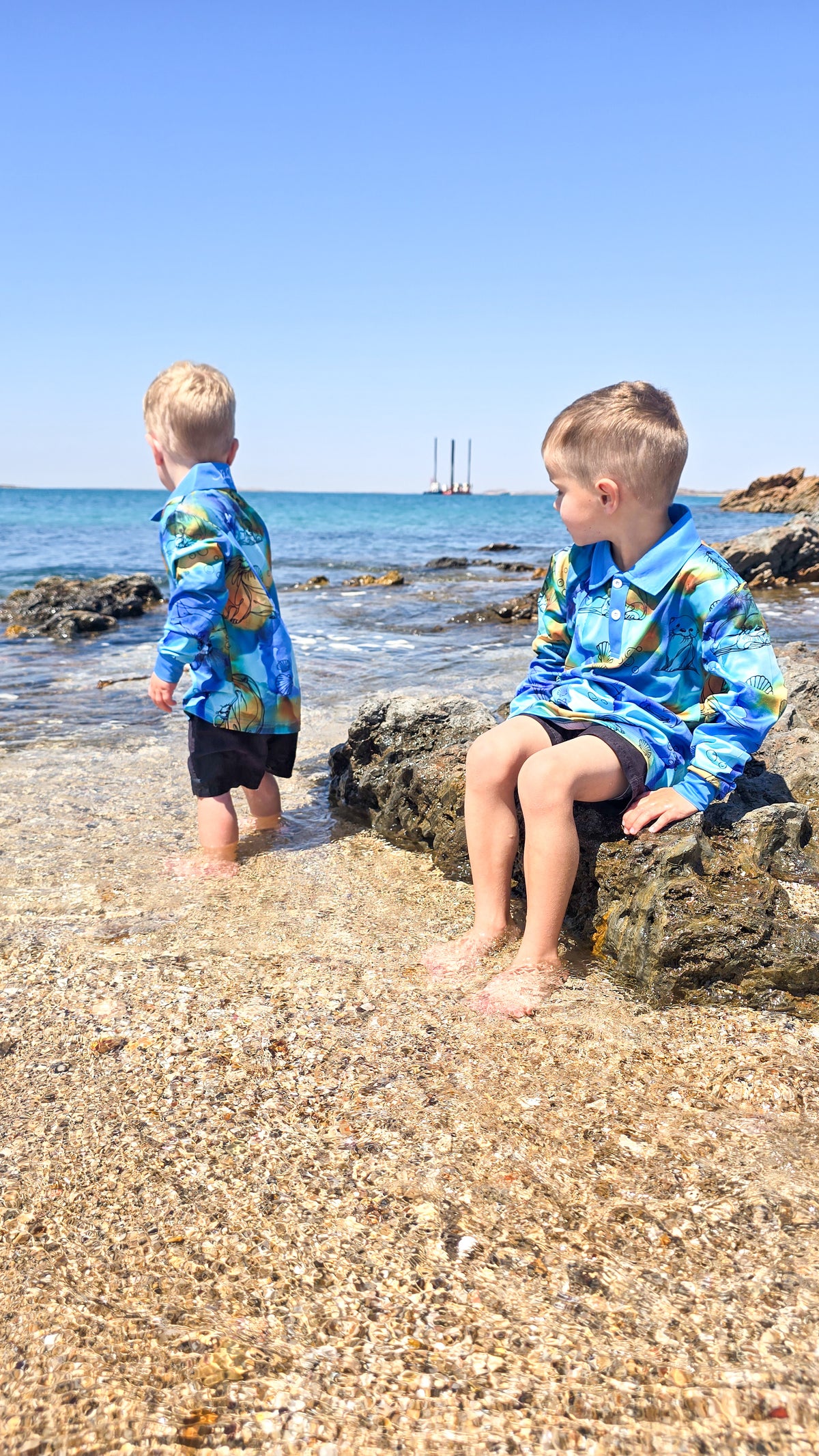 PRE ORDER - Kids Fishing Shirt- Otterly Wild