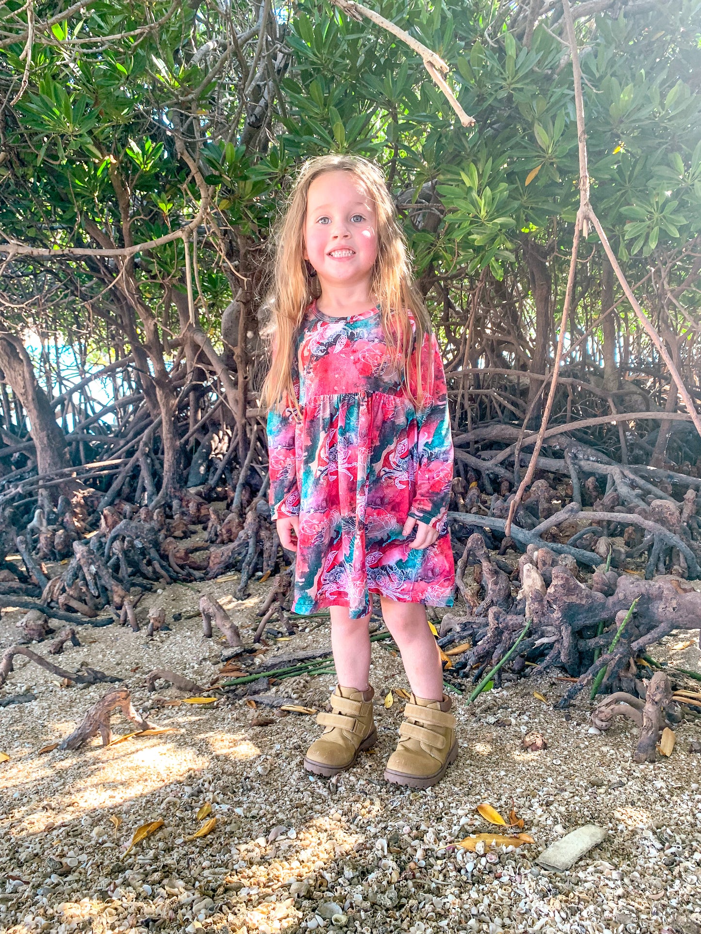 Winter Dress - Mangrove Muddies